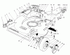 Toro 22015 - Lawnmower, 1986 (6000001-6999999) Spareparts HOUSING ASSEMBLY (MODEL 22020)