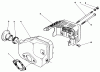Toro 22025 - Lawnmower, 1985 (5000001-5999999) Spareparts MUFFLER ASSEMBLY