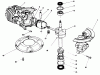Toro 22025 - Lawnmower, 1987 (7000001-7999999) Spareparts ENGINE ASSEMBLY MODEL NO. 47PG6 #1