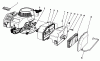 Toro 22025 - Lawnmower, 1989 (9000001-9999999) Spareparts ENGINE ASSEMBLY