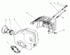 Toro 22025 - Lawnmower, 1989 (9000001-9999999) Spareparts ENGINE ASSEMBLY MODEL NO. 47PJ8 #5