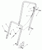 Toro 22025 - Lawnmower, 1990 (0000001-0999999) Spareparts HANDLE ASSEMBLY
