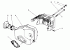 Toro 22025 - Lawnmower, 1990 (0000001-0999999) Spareparts MUFFLER ASSEMBLY (MODEL NO. 47PK9-3)