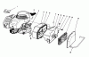 Toro 22025C - Lawnmower, 1989 (9000001-9999999) Spareparts ENGINE ASSEMBLY