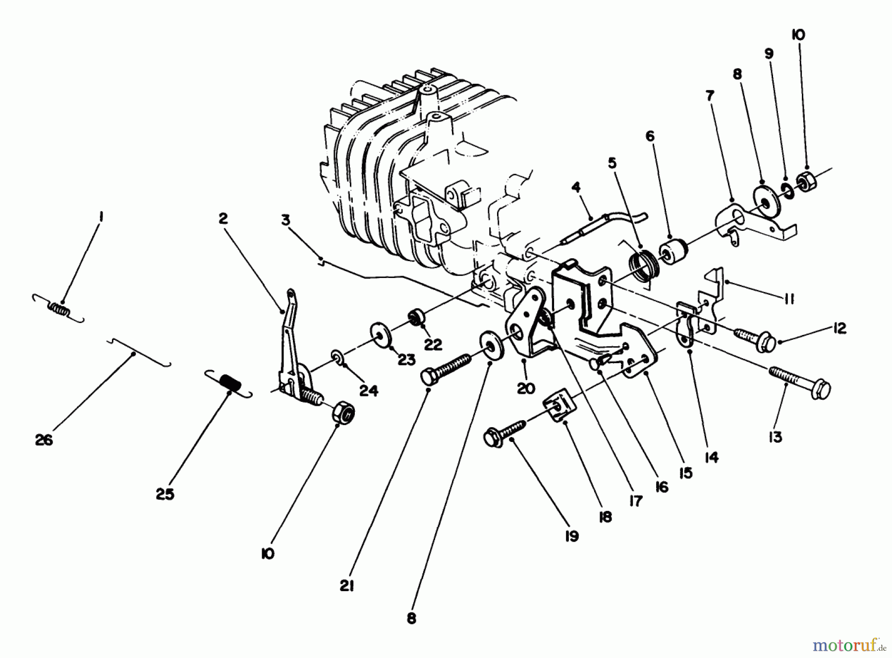  Toro Neu Mowers, Walk-Behind Seite 2 22025C - Toro Lawnmower, 1989 (9000001-9999999) ENGINE ASSEMBLY MODEL NO. 47PJ8 #4