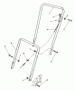 Toro 22025C - Lawnmower, 1989 (9000001-9999999) Spareparts HANDLE ASSEMBLY