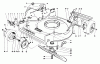 Toro 22026 - Side Discharge Mower, 1992 (2000001-2999999) Spareparts HOUSING & WHEEL ASSEMBLY