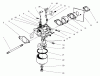 Toro 22026 - Side Discharge Mower, 1997 (7900001-7999999) Spareparts CARBURETOR ASSEMBLY (MODEL NO. 47PT6-3)