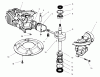 Toro 22026 - Side Discharge Mower, 1998 (8900001-8999999) Spareparts CRANKSHAFT ASSEBLY (MODEL NO. 47PT7-3)