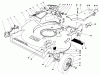 Toro 22030 - Lawnmower, 1984 (4000001-4999999) Spareparts HOUSING ASSEMBLY (MODEL 22035)