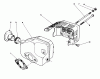 Toro 22030 - Lawnmower, 1986 (6000001-6999999) Spareparts MUFFLER ASSEMBLY