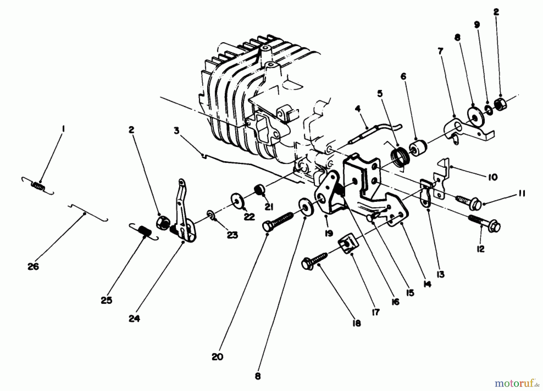  Toro Neu Mowers, Walk-Behind Seite 2 22035 - Toro Lawnmower, 1988 (8002990-8999999) ENGINE ASSEMBLY MODEL NO. 47PH7 #4