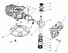 Toro 22030 - Lawnmower, 1991 (1000001-1999999) Spareparts CRANKSHAFT ASSEMBLY (MODEL NO. 47PL0-3)