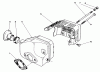 Toro 22031 - ProLine 21" Recycler Lawnmower, 1992 (2000001-2999999) Spareparts MUFFLER ASSEMBLY (MODEL NO. 47PM1-3)