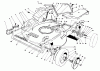 Toro 22031 - ProLine 21" Recycler Lawnmower, 1993 (3900001-3999999) Spareparts HOUSING ASSEMBLY