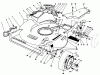 Toro 22035 - Lawnmower, 1989 (9000001-9006453) Spareparts HOUSING ASSEMBLY (MODEL 22030)