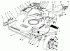 Toro 22035 - Lawnmower, 1989 (9000001-9006453) Spareparts HOUSING ASSEMBLY (MODEL 22035)