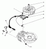 Toro 22035C - Lawnmower, 1987 (7000001-7999999) Spareparts FLYWHEEL AND MAGNETO ASSEMBLY (MODEL NO. 47PG6)