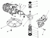 Toro 22035C - Lawnmower, 1988 (8000001-8999999) Spareparts CRANKSHAFT ASSEMBLY (MODEL NO. 47PH7)