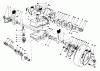 Toro 22035C - Lawnmower, 1989 (9000001-9999999) Spareparts GEAR CASE ASSEMBLY