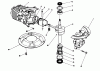 Toro 22036 - Lawnmower, 1990 (0000001-0999999) Spareparts CRANKSHAFT ASSEMBLY (MODEL NO. 47PK9-3)