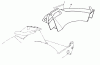 Toro 22036 - Lawnmower, 1990 (0000001-0999999) Spareparts SIDE DISCHARGE CHUTE MODEL NO. 59110 (OPTIONAL)
