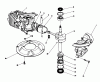 Toro 22036 - Lawnmower, 1991 (1000001-1999999) Spareparts CRANKSHAFT ASSEMBLY (MODEL NO. 47PL0-3)