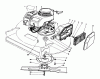 Toro 22036 - Lawnmower, 1991 (1000001-1999999) Spareparts ENGINE ASSEMBLY