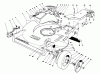 Toro 22036 - Lawnmower, 1991 (1000001-1999999) Spareparts HOUSING ASSEMBLY