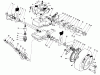 Toro 22036 - Lawnmower, 1992 (2000001-2999999) Spareparts GEAR CASE ASSEMBLY