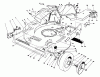 Toro 22037B - Proline 21" Recycler Mower, 1993 (39000001-39999999) Spareparts HOUSING ASSEMBLY
