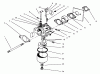 Toro 22038 - Lawnmower, 1997 (7900001-7999999) Spareparts CARBURETOR ASSEMBLY (MODEL NO. 47PS5-3)(MODEL NO. 22038B)(MODEL NO. 47PT6-3)(MODEL NO. 22038)