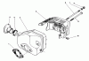 Toro 22040 - Lawnmower, 1992 (2000001-2999999) Spareparts MUFFLER ASSEMBLY (MODEL NO. 47PM1-3)
