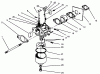 Toro 22040 - Lawnmower, 1995 (5900001-5999999) Spareparts CARBURETOR ASSEMBLY (MODEL NO. 47PR4-3)