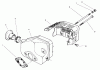 Toro 22040 - Lawnmower, 1997 (7900001-7999999) Spareparts MUFFLER ASSEMBLY (MODEL NO. 47PT6-3)