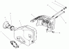 Toro 22040 - ProLine 21" Recycler II Lawnmower, 2000 (200000001-200999999) Spareparts MUFFLER ASSEMBLY (MODEL NO. 48PW)