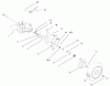 Toro 22040 - ProLine 21" Recycler II Lawnmower, 2000 (200000001-200999999) Spareparts REAR AXLE ASSEMBLY