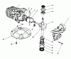 Toro 22580 - Lawnmower, 1991 (1000001-1999999) Spareparts CRANKSHAFT ASSEMBLY (MODEL NO. 47PL0-3)