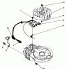 Toro 22043 - Lawnmower, 1993 (3900001-3900964) Spareparts IGNITION ASSEMBLY (MODEL NO. 47PN2-7)