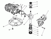 Toro 22043 - Lawnmower, 1993 (3900965-3999999) Spareparts CRANKSHAFT ASSEMBLY (MODEL NO. 47PN2-7)