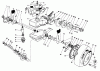 Toro 22043 - Lawnmower, 1993 (3900965-3999999) Spareparts GEAR CASE ASSEMBLY