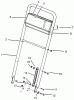 Toro 22043 - Lawnmower, 1995 (5900001-5999999) Spareparts HANDLE ASSEMBLY