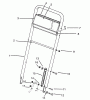Toro 22044BC - Lawnmower, 1995 (5900001-5999999) Spareparts HANDLE ASSEMBLY