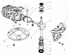 Toro 22045 - Recycler Mower, 1999 (9900001-9999999) Spareparts CRANKSHAFT ASSEMBLY (MODEL NO. 47PV9-7)