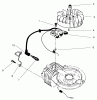 Toro 22045 - Recycler Mower, 2000 (200000001-200999999) Spareparts IGNITION ASSEMBLY (MODEL NO. 47PV9-7)