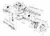 Toro 22141 - Lawnmower, 1997 (790000001-799999999) Spareparts GEAR CASE ASSEMBLY