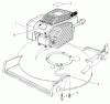 Toro 22142 - Lawnmower, 1997 (7900001-7999999) Spareparts ENGINE ASSEMBLY