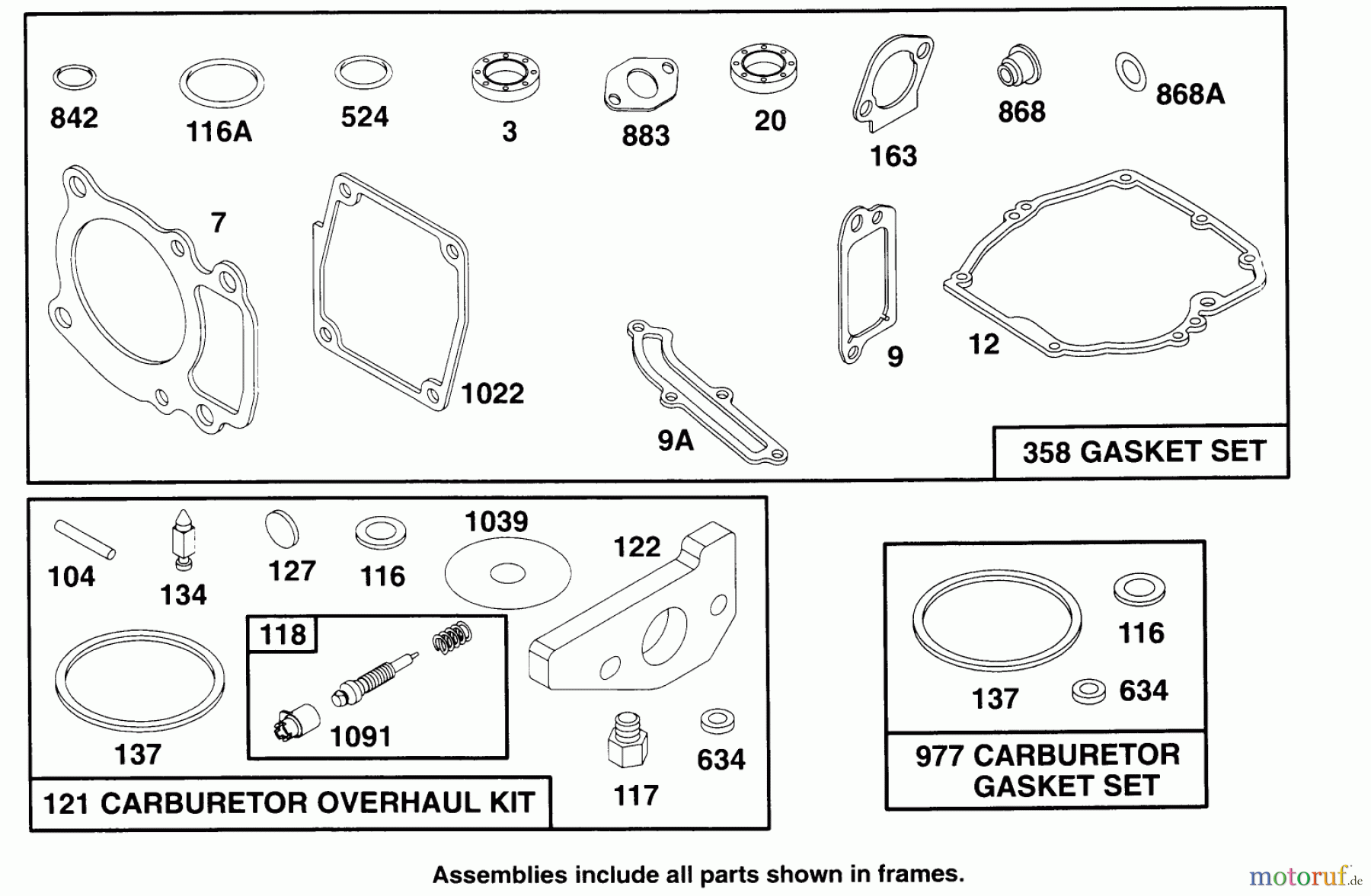  Toro Neu Mowers, Walk-Behind Seite 2 22150 - Toro Lawnmower, 1996 (6900001-6999999) ENGINE GTS 150 #8