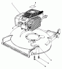 Toro 22151 - Lawnmower, 1992 (2000001-2999999) Spareparts ENGINE ASSEMBLY