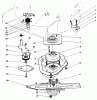 Toro 22151 - Lawnmower, 1993 (3900001-3900855) Spareparts BLADE BRAKE CLUTCH ASSEMBLY